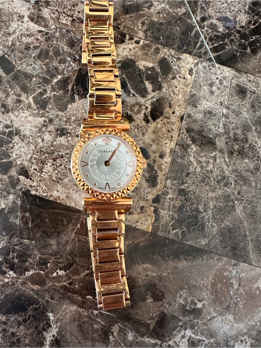 VERSACE
Mini Vanity Quartz Silver Dial Ladies Watch